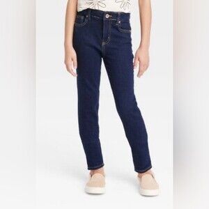 Cat & Jack Girls Dark Wash Skinny Ultimate Stretch Jeans Size 14 EUC